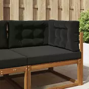 Jastuk za vanjsku sofU 3 pcs Crna Poliester