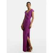 LAUREN RALPH LAUREN Večerna obleka 253863940025 Vijolična Slim Fit