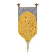 Doing Goods kavelj stenski iz medenine 10,3 x 27,5 x 3,2 cm