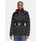 Elisabetta Franchi Zimska jakna PI-92D-66E2 Črna Slim Fit