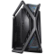 ASUS ROG Hyperion GR701 E-ATX Igralno ohišje - Črno, podpora za dvojni radiator 420 mm, štirje ventilatorji 140 mm, kovinski nosilec GPU, shranjevanje komponent, ARGB krmilnik ventilatorjev, Aura Sync, dva priključka USB Type-C, hitro polnjenje 60W