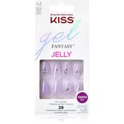 KISS Gel Fantasy Jelly Color umetni nohti One Day Jelly 28 kos