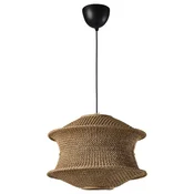 BLASTANG/HAVSDJUP Viseča svetilka, bež/črna, 45 cm