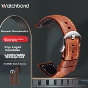 Watchbond Zamenska narukvica za pametni sat za Huawei Watch GT 6, Smeda (braon)
