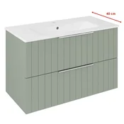 SAPHO Elegantna Kopalniška Omarica CIRASA STRIP 78x54x39cm, Verde
