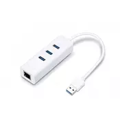TP-LINK Adapter USB 3.0 to Gigabit Ethernet Network, plus 3x USB 3.0 Hub ( UE330 )