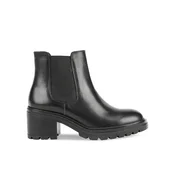 Geox Gležnjarji Chelsea D Damiana D16QCG 00043 C9999 Črna