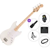Fender Squier Sonic Bronco Bass MN SET 2 Arctic White Elektricna bas gitara
