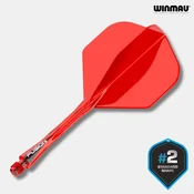 ALL in ONE/pero z nastavkom WINMAU/Fusion/Integrated Flight & Shaft/Red