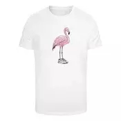 Mens T-shirt Flamingo Baller - white