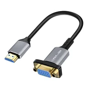 LINQ LinQ, Video kabel HDMI moški na VGA ženski 1080p 20cm, Črna, (5000220218)