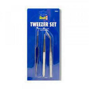 Revell maketa revell tweezer set (1x straight/curved/self-close) ( RV39063 )