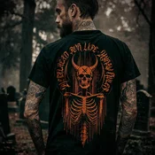 Hardcore majica moška - HORNED - HYRAW - 261TS03
