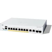 Cisco Catalyst stikalo C1200-8P-E-2G (8xGbE,2xGbE/SFP combo,8xPoE ,67W,brez ventilatorja) - REFRESH