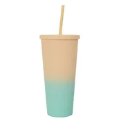 shumee SLAMENI SKODELICA Tie-Dye PP 700 ml rumeno-turkizna