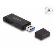 Delock čitalnik kartic SuperSpeed USB 5 Gbps za pomnilniške kartice SD in Micro SD