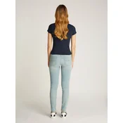 Tommy Jeans Majica mornarska/off-bela