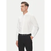 Calvin Klein Srajca LV04LB148G Bela Slim Fit