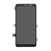 LCD zaslon za Samsung Galaxy A8 2018 - crn - OEM - AAA kvaliteta