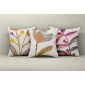 Aberto Design Set dekorativnih jastucnica Asr_plw25-26, 43x43 cm, 3 komada, Šarena