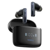Bluetooth slušalke Baseus Bowie 30 BT 5.3 z zmanjšanjem hrupa, IPX4 vodoodpornostjo in 65h baterijo - cosmic black
