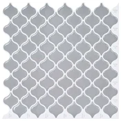 Vidaxl Ploščica Lanturn 20 szt. Siva 27 x 27 cm Poliuretan in PET