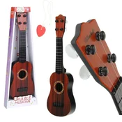 shumee Klasična akustična kitara, ukulele, glasbila za otroke, trzalica - rjava