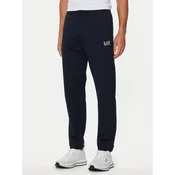 EA7 Emporio Armani Spodnji del trenirke 8NPP65 PJVRZ 1562 Mornarsko modra Regular Fit
