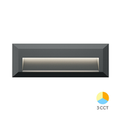 BRAYTRON VEKTA B stenska svetilka LED 3W CCT IP65 temno siva