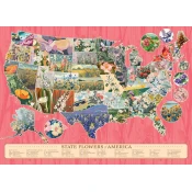 Cobble Hill - Puzzle Državne rože Amerike - 1 000 kosov