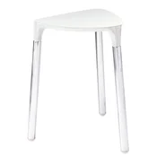 Gedy Stolička za kopalnico ARCO VITAQ sistem, bela, 37x43,5x32,3cm
