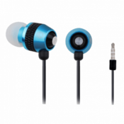 GEMBIRD slušalke z mikrofonom MHS-EP-002 za MP3, kovinske, modre
