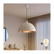 Brilagi - LED luster na sajli METALO 1xE27/40W/230V precnik 60 cm bež/bakarna