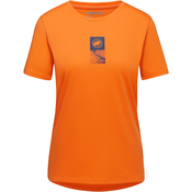 Sportska majica kratkih rukava Mammut Core Emblem boja: narancasta