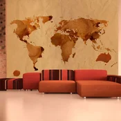 Foto tapeta - Tea map of the World 200x154