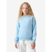 Tommy Life Majica TOMMY Sweatshirt aus Baumwollmischung svetlo modra