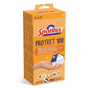 Rukavice za jednokr. upotrebu Protect 100 vel. L 100/1 Spontex