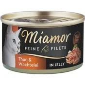 Miamor Miamor Feine Filets Tuna z prepelico - mokra hrana za mačke - 100 g