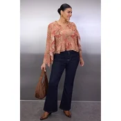 Trendyol Curve Ženska bluza Tbbaw26Af00073, Šarena