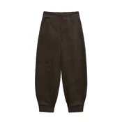 VERO MODA Hlače VMKATHY temno rjava