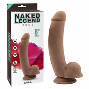 Dildo Chisa Novelties Naked Legend, 20cm, smeđi