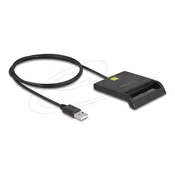 Delock USB 2.0 bralnik pametnih kartic za pametne kartice s kontaktnim čipom