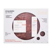 Avene Hyaluron Activ B3 Set dnevna krema za lice Hyaluron Activ B3 Cell Renewal Cream 50 ml + krema za područje oko očiju Hyaluron Activ B3 Triple Correction Eye Cream 15 ml za žene