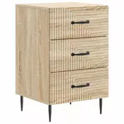 vidaXL vidaXL Nočna omarica Sonoma hrast 43 x 41 x 66,5 cm Inženirski les, (5000209761)
