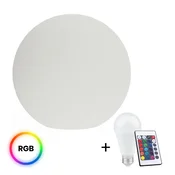 Ekolight Vrtna svetlobna krogla Globo O300 mm z RGB žarnico A60 10W in daljinskim upravljalnikom