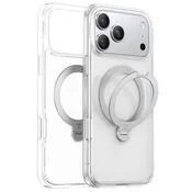 Premium maska Torras Ostand Spin za iPhone 17 Pro - clear