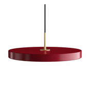 Rdeča LED viseča svetilka s kovinskim senčnikom o 43 cm Asteria Medium – UMAGE