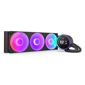 NZXT Kraken Elite 360 RGB hladilnik, tekočinsko hlajenje, 12 cm, črn