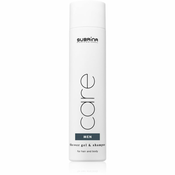 Subrina Professional Care Men gel za prhanje in šampon 2v1 za moške 250 ml