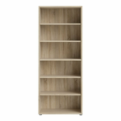 Modularna biblioteka u dekoru hrasta u prirodnoj boji 89x222 cm Prima – Tvilum